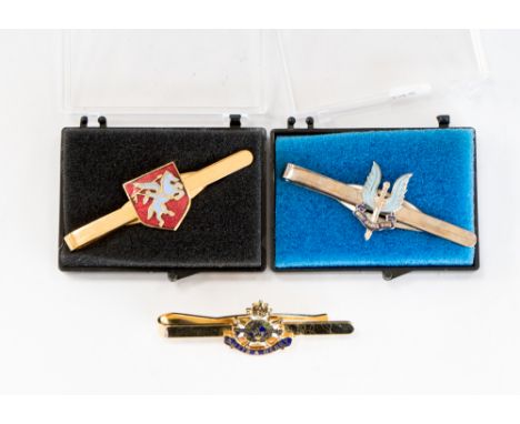 Tie clips SAS Sherwood Foresters and parachute regiment (3)
