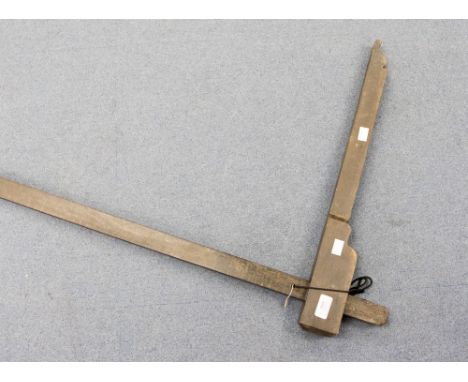 A horse measuring stick. 