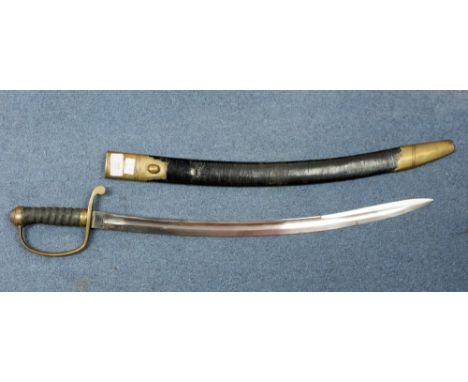 A 19th Century Police sword and scabbard 