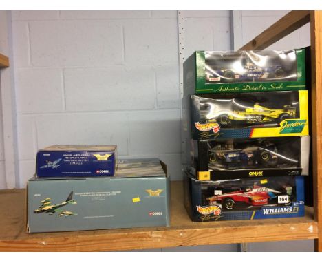 Six Die Cast models, to include Hot Wheels and Corgi etc.