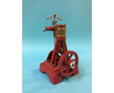 A small model vertical steam engine