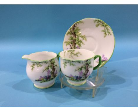 A Royal Albert 'Greenwood Tree' tea service 