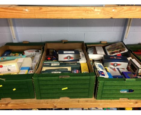 Three trays of assorted model cars, to include Corgi Classic etc.