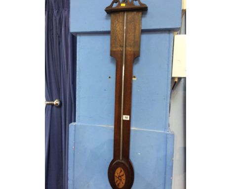 A mahogany barometer