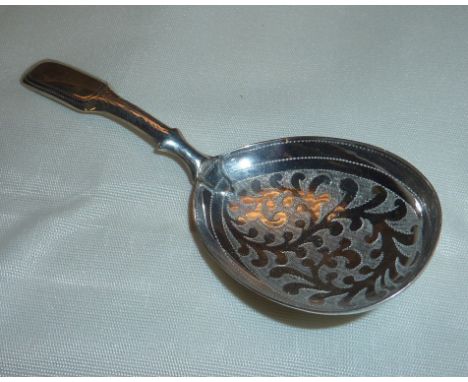 Silver hallmarked caddy spoon by Joseph Taylor Birmingham 1820 
