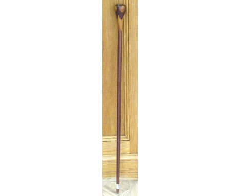 An inlaid walking stick 83.5cm long