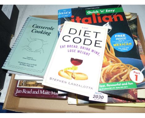 Thirteen cookery books to include The Indian Cook book, Vegetarian Cookery, Casserole cooking etc.