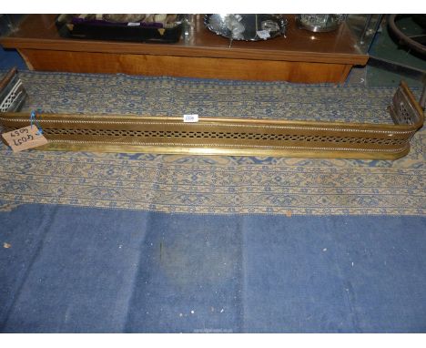 A brass fender.