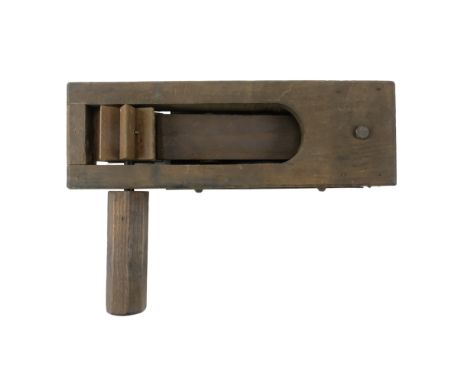 A Second World War British Army / ARP Passive Air Defence rattle, 1945 dated
