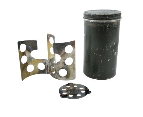 A Second World War British Army personal Solid Fuel Cooker