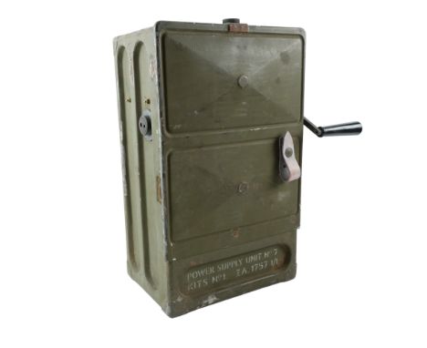A Second World War British Army Power Supply Unit No 7
