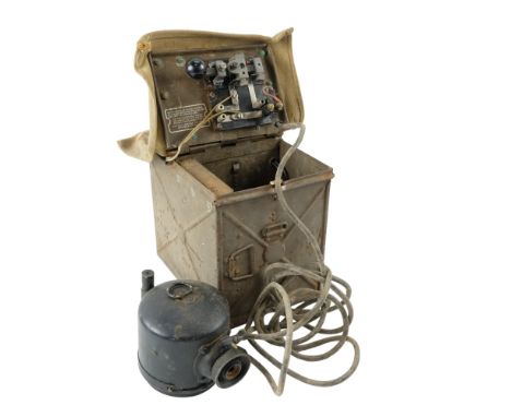 A Second World War British Army Daylight Signalling Lamp