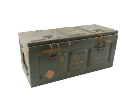 A 1941 British Army 2-inch mortar ammunition box