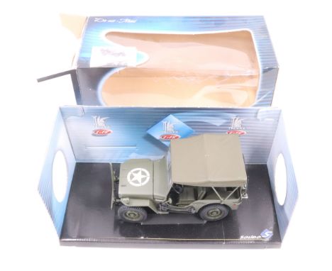A Solido diecast model 1942 US Army Willys Jeep 