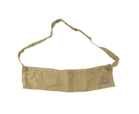 A 1918 British Army cotton rifle ammunition bandolier