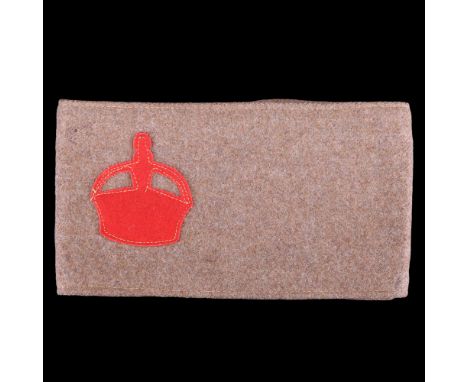 A Great War British Army Derby Scheme volunteer's arm band
