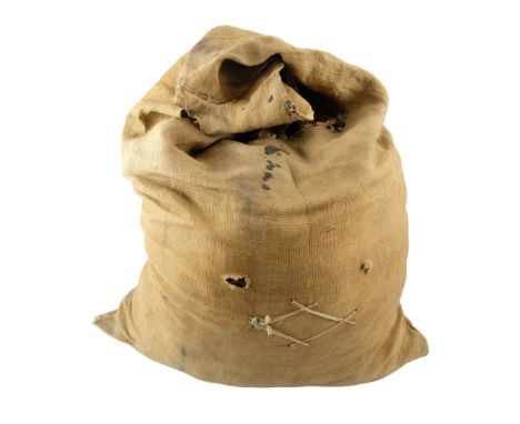 A 1940s British army vehicle camouflage net