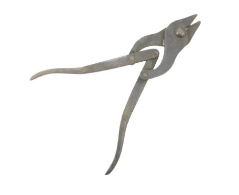 A 1917 dated set of British Army folding wire cutters