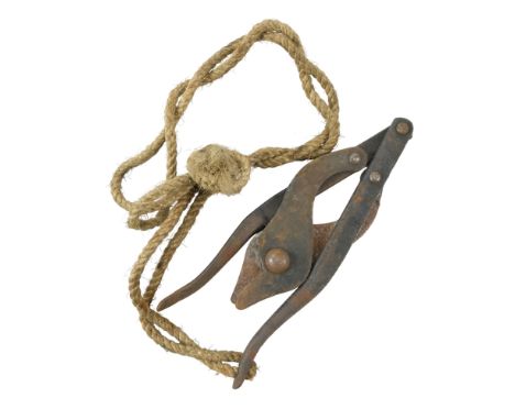 British Army folding wire cutters with lanyard