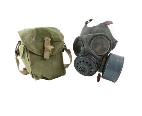 A Second World War British Army lightweight respirator