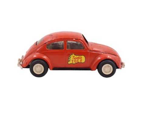 A vintage Tonka "Twinkle Toes" VW Beetle, 21 cm