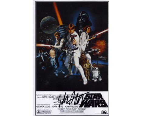 John Dykstra, a signed 12x8 inches Star Wars photo. An American special effects artist and recipient of three Academy Awards.