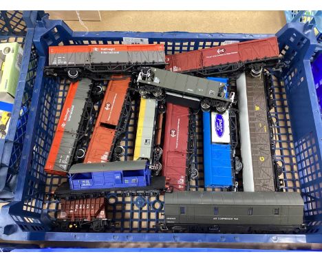 Twelve OO Gauge Outline British Rolling Stock Items makers include Hornby, Bachmann, Mainline, all unboxed.