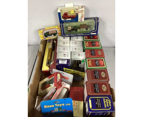 Approximately twenty-eight Diecast model vehicles by EFE, Base Toys, Gilbow etc. boxed.