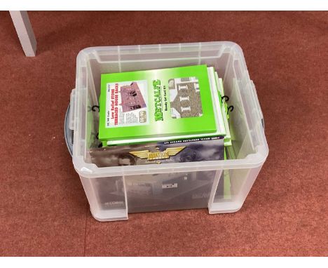 Approximately Twenty Five OO/HO Cardboard Lineside Building Kits by Metcalfe, Together with a Corgi 'The Aviation Archive' Ca