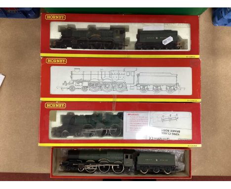 Four OO Gauge Outline British Steam Locomotives and Tenders by Hornby, Lima, mostly in original boxes, untested for working o