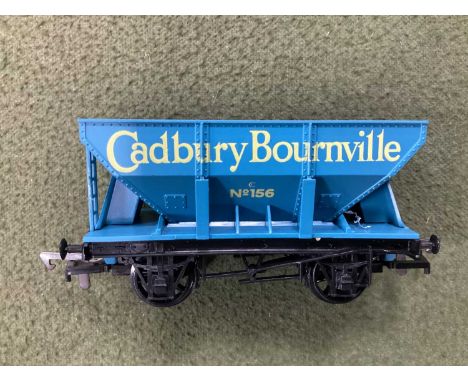 A OO Gauge Dapol 21-Ton Hopper Wagon, 'light blue', No. 156 - Cadbury Bournville, unboxed. 