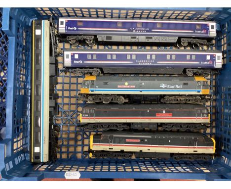 Three OO Gauge Outline British Diesel Locomotives by Hornby, Lima, including Class 37, R/No. 37401, 'Mary Queen of Scots', to