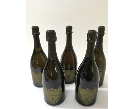 Five vintage bottles of 1990 Moat et Chandon champagne