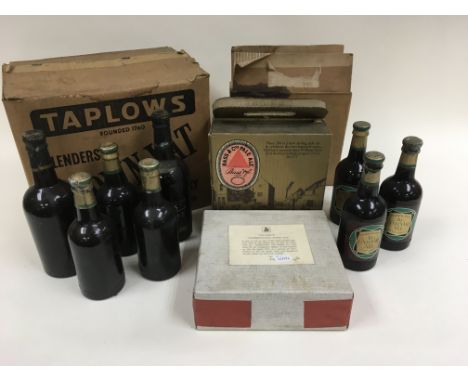 A collection of Commemorative vintage ales including Charringtons Princes Brew, March 15th 1932, boxed Charringtons Audit ale