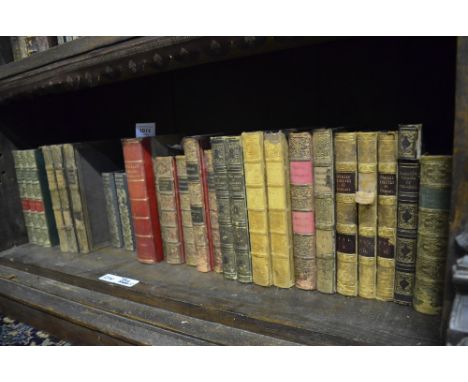 History:- Collection of 22 leather-bound vols., inc. Thomas Carlyle's 'French Revolution', 3 vols (c.1890), Adam Ferguson's '