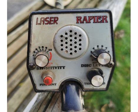 Laser Rapier metal detector with instruction manual. For a video of these detectors in action please see https://www.youtube.