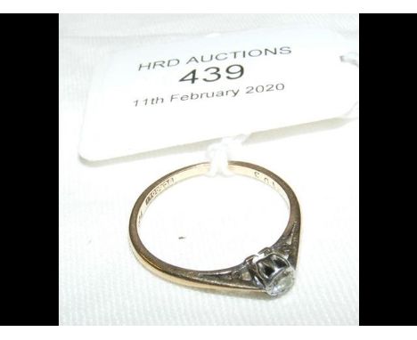 A diamond Solitaire ring 