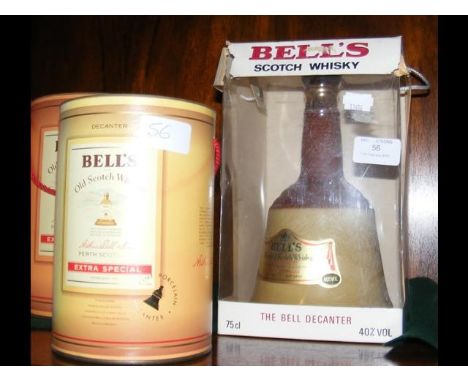 An unopened Bell's Old Scotch Whisky decanter - 18.75cl in box, together with a Bell's Blended Scotch Whisky decanter - 75cl 