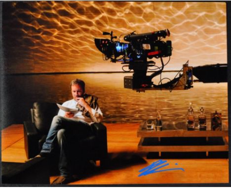 Denis Villeneuve - Director (Blade Runner 2049, Dune etc) - autographed 8x10" on-set photograph, signed in blue ink to a ligh