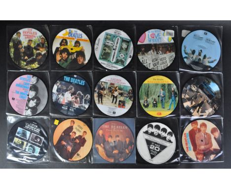 The Beatles Anniversary picture disc - A complete collection of 22 45 7" picture disc singles to include Love Me Do (RP4949),