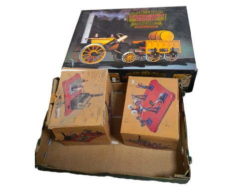 A boxed Hornby Railways 3.5 inch gauge live steam Stephenson’s Rocket; comprising of the locomotive and a quantity of track s