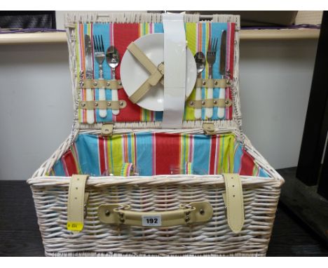 The Great British Hamper Company picnic basket and contents