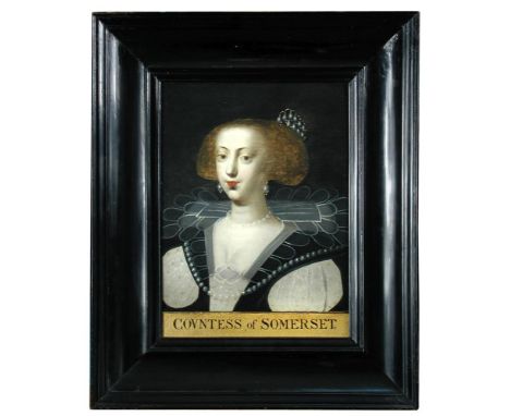 Circle of  Claude Deruet (French, 1588-1660) or Jean Ducayer (French, fl. 1605-1635) Portrait of a lady, previously believed 