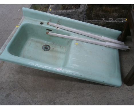 Vintage enamel sink