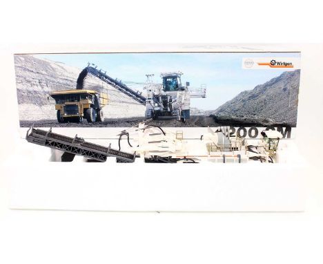 NZG No.874 1/50th scale diecast model of a Wirtgen 4200 SW Surface Miner, finished in grey and white, housed in the original 