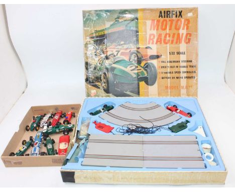 9 unboxed Scalextric and Jouef slot cars to include, Scalextric Matra F1, C8 Lotus, Porsche, BRM and Lotus as well as a pair 