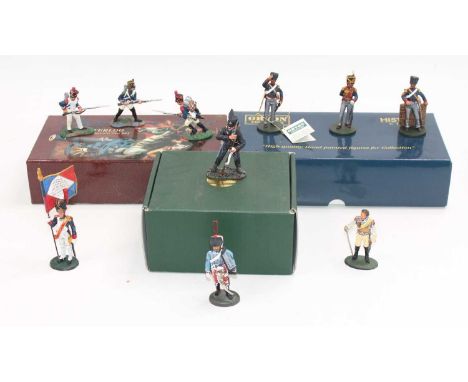 A collection of various Britains, Oryon, Patriot Miniatures, and Del Prado white metal military figure group, to include No. 