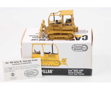 Classic Construction Models CCM, 1/48th scale brass model of a CAT D5C LGP Series 3 Hystat Track Type Tractor, Limited editio