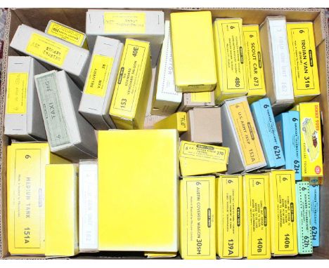Large box containing a quantity reproduction Dinky Toy Boxes