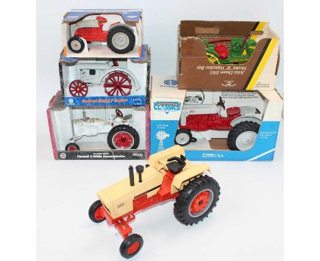 6 boxed and Loose ERTL and Country Classics 1/16th scale Tractor Models, examples include Loose ERTL Case 1070 Agri King, Cou